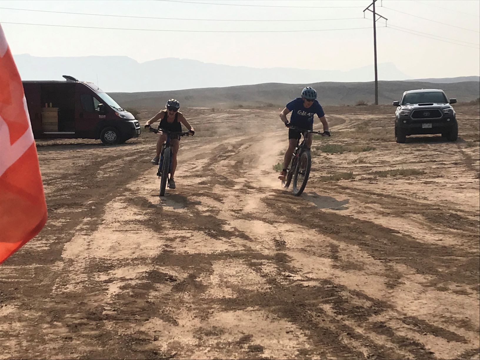 Bike sprint to the finish