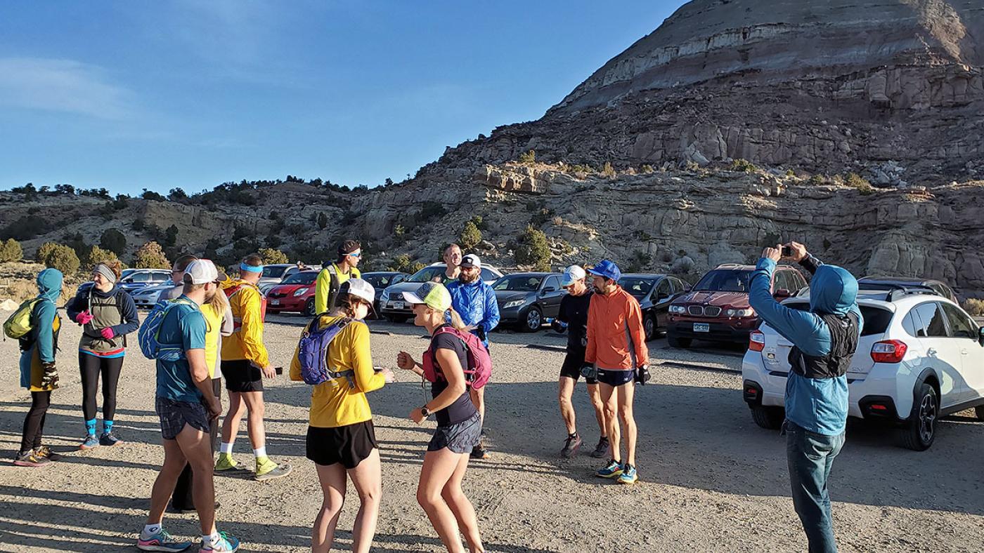 Mesa Monument Striders Run from Grand Junction, Colorado, to Whitewater, Colorado, October 2019