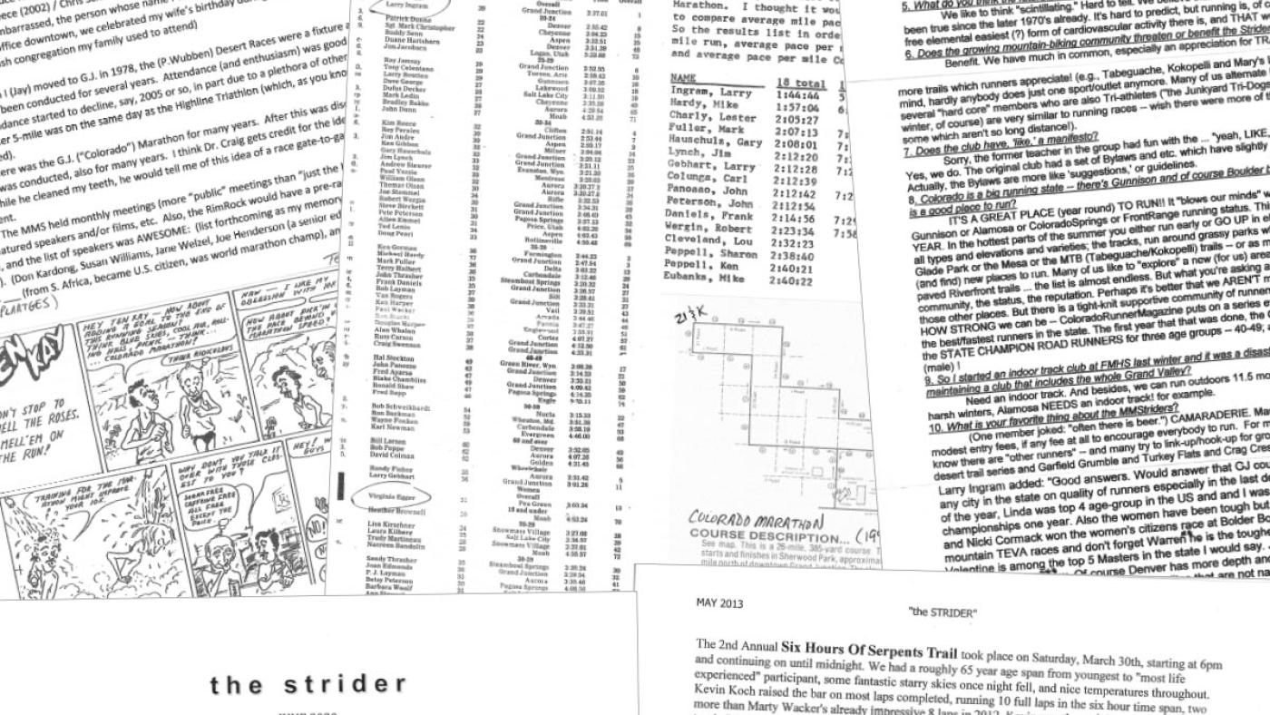 The Strider, June 2020 Newsletter of the Mesa Monument Striders