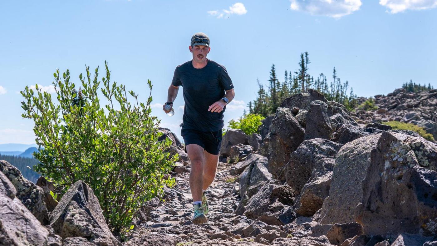 Austin on his way to the Crag Crest win