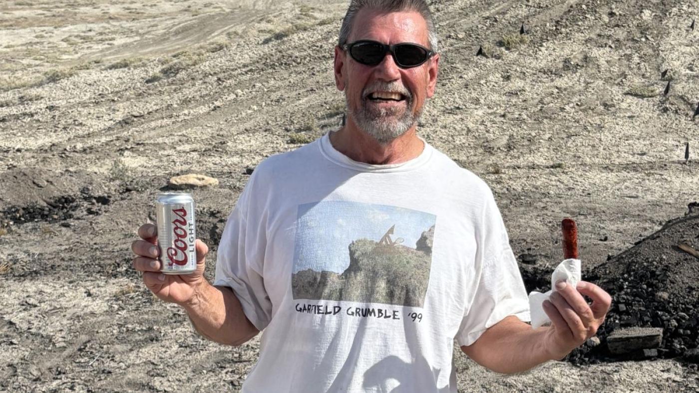 Gordon displays the spirit of the Garfield Grumble