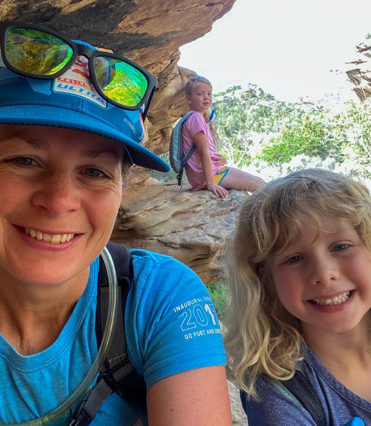 Nikki with her daughters