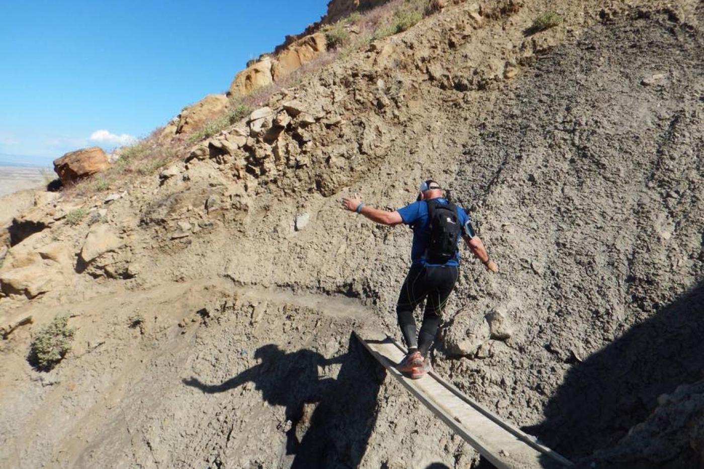 "Bridges" along the back side of the trail